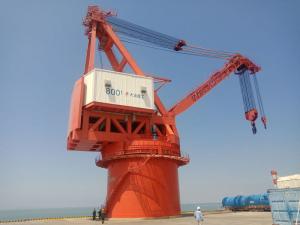 核電起重機監控-福清核電站大件碼頭MQ800t門座機